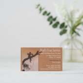 Baum-Dienstleistungsunternehmen-Karte Visitenkarte (Stehend Vorderseite)