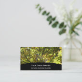 Baum-Dienstleistungsunternehmen-Karte Visitenkarte (Stehend Vorderseite)