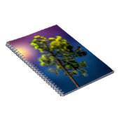 Baum digitale Wirkung des Stils "Eindruck" Notizblock (Rechte Seite)