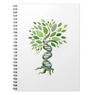Baum DNA Genetik Biologie Umwelt Notizblock
