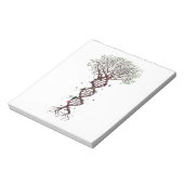 Baum DNA Genetik Biologie Umwelt Notizblock (Rotiert)