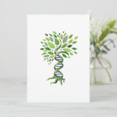 Baum DNA Genetik Biologie Umwelt Save The Date (Stehend Vorderseite)
