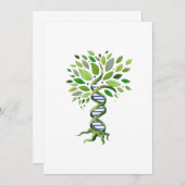 Baum DNA Genetik Biologie Umwelt Save The Date (Vorne/Hinten)