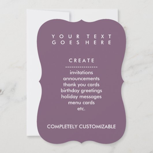 Baum durch Abtei Einladung (Rückseite)