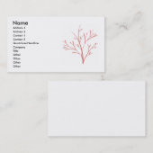 Baum durch Jenny Arder Visitenkarte (Vorne/Hinten)