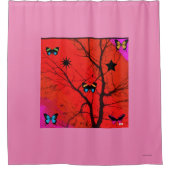 Baum Duschvorhang (Vorderseite)
