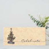 Baum, Einladung 9.25"x4" (Stehend Vorderseite)