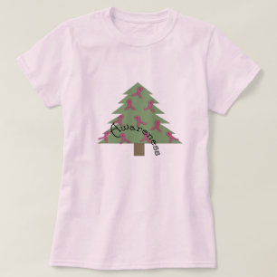 Baum-Einzigartiger Entwurf BRUST-CA-BEWUSSTSEINS T-Shirt