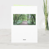 Baum-Energie x 5 Bild Gruß-Karte Karte (Rückseite)