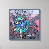 Baum Esoterisches Kunstgeschenk personalisiert Leinwanddruck (Vorderseite)