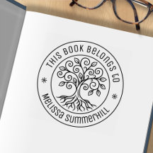 Baum-Exlibris Rund