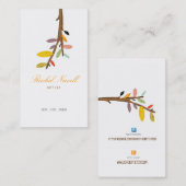 BAUM FACEBOOK UND ETSY HANDGEMACHTES LOGO VISITENKARTE (Vorne/Hinten)