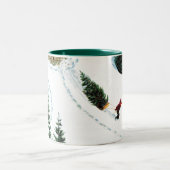 Baum fällen zweifarbige tasse (Mittel)