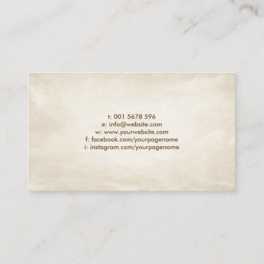 Baum - farbenfrohe Spiralzweige Visitenkarte (Rückseite)