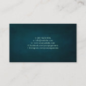 Baum - farbenfrohe Spiralzweige Visitenkarte (Rückseite)