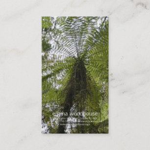 Baum-Farn Visitenkarte