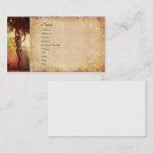 Baum-Fee Visitenkarte (Vorne/Hinten)