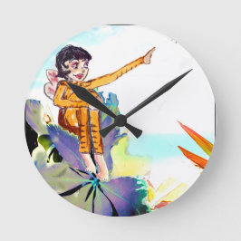 Baum-Feen - Wanduhr