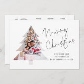 Baum Form Foto 2026 Kalender Frohe Weihnachten (Vorne/Hinten)