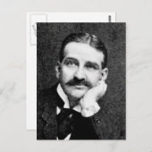 Baum ~ Frank Lyman Writer Wizard von Oz Postkarte (Vorne/Hinten)