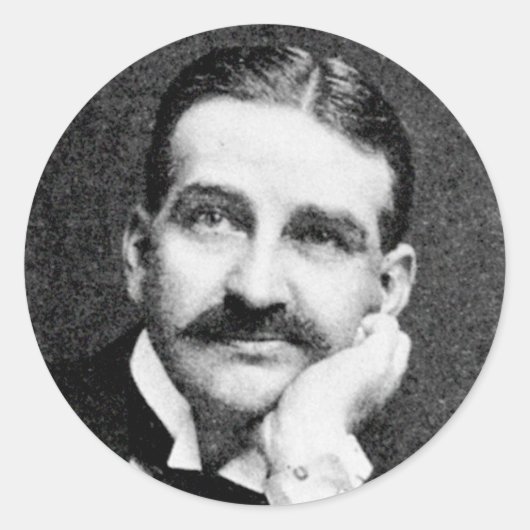 Baum ~ Frank Lyman Writer Wizard von Oz Runder Aufkleber (Vorderseite)