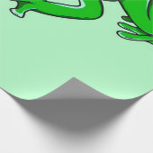 Baum Frog Grüner Amphibienfrosch Wildtierrübe Geschenkpapier (Ecke)
