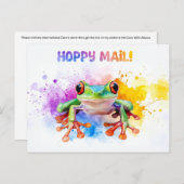 Baum Frog Hoppy Mail! 2 - Postkarte (Vorne/Hinten)