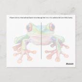 Baum Frog Hoppy Mail! 2 - Postkarte (Rückseite)