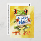 Baum Frog Hoppy Mail! -Postkarte Postkarte (Vorne/Hinten)