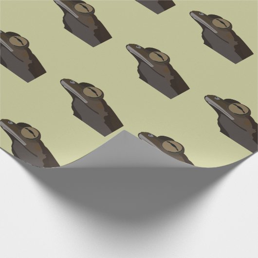 Baum Frog Illustration Geschenkpapier (Ecke)