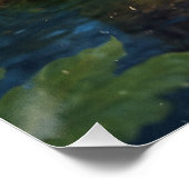 Baum Frog in einer Wildtierwelt-Szene Poster (Ecke)