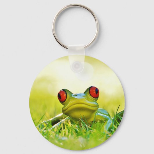 Baum Frog mit Schlüsselanhänger aus roten Augen (Vorderseite)