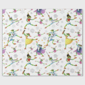 Baum Frog Nutcracker Ballet Geschenkpapier (Flach)