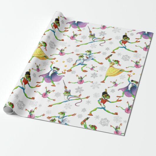 Baum Frog Nutcracker Ballet Geschenkpapier (Ungerollt)