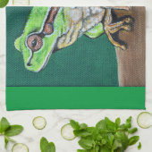 Baum Frog Painting Geschirrtuch (Gefaltet)