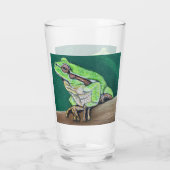 Baum Frog Painting Glas (Rückseite)