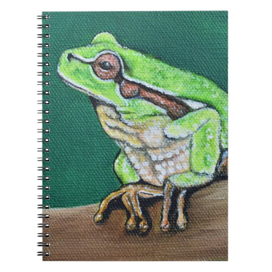 Baum Frog Painting Notizblock (Vorderseite)