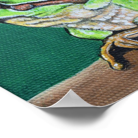 Baum Frog Painting Poster (Ecke)