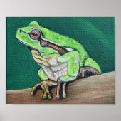 Baum Frog Painting Poster (Vorne)
