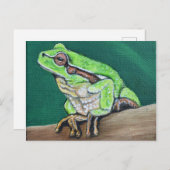 Baum Frog Painting Postkarte (Vorne/Hinten)