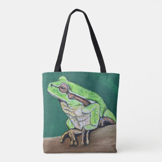 Baum Frog Painting Tasche (Rückseite)