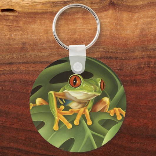 Baum Frog Schlüsselkette Schlüsselanhänger (Vorderseite)