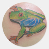 Baum Frog Tattoo Stickers (Vorderseite)