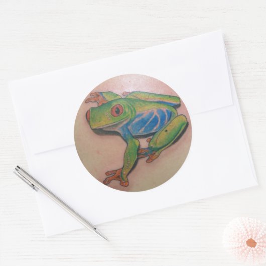 Baum Frog Tattoo Stickers (Umschlag)