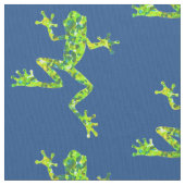 Baum-Frosch auf dem Aufstieg Stoff (Nahaufnahme)