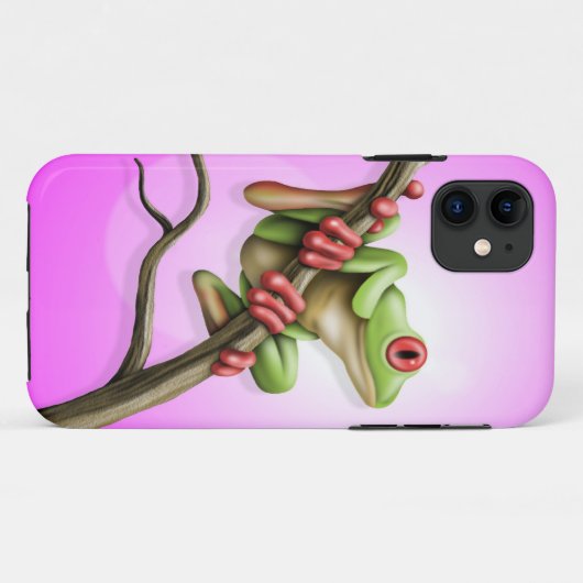 Baum-Frosch Case-Mate iPhone Hülle (Rückseite (Horizontal))