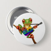 Baum-Frosch, der amerikanisches Button (Vorne & Hinten)