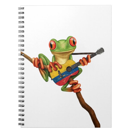 Baum-Frosch, der kolumbianisches Notizblock (Vorderseite)