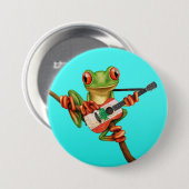 Baum-Frosch, der libanesisches Button (Vorne & Hinten)