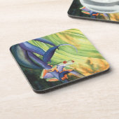 Baum-Frosch Getränkeuntersetzer (Linke Seite)